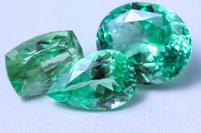 Merelani mint garnet group of various gemstones Merelani mint garnet group of various gemstones
